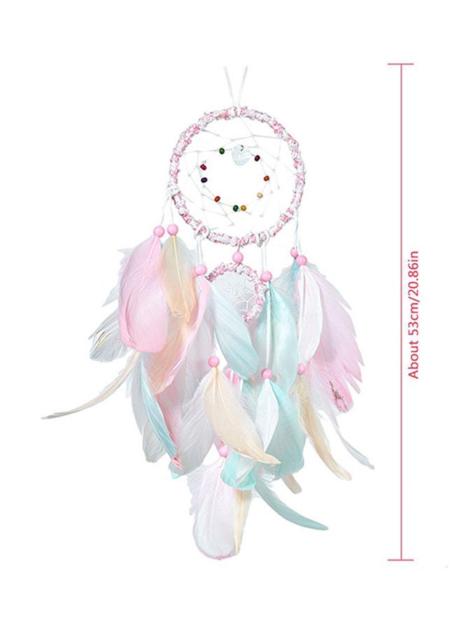 NIBEMINENT Dream Catcher Feather Wind Chime With Pendant Multicolour 50g - Image 2