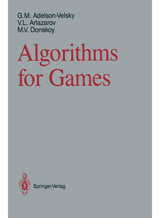 Algorithms for Games 