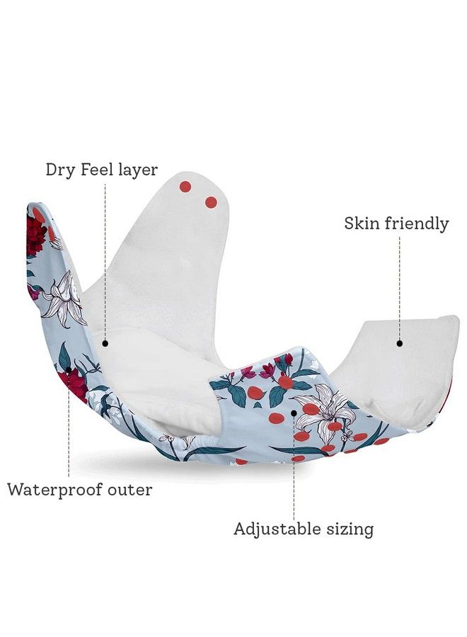 Superbottoms Basic Assorted Pack Of 2 Cloth Diaper For Baby ; Washable & Reusable Cotton Cloth Diaper ; 0 3 Years ; Freesize ; Adjustable ; Reduces Rash ; With Quick Dry Pad;Insert - Image 5