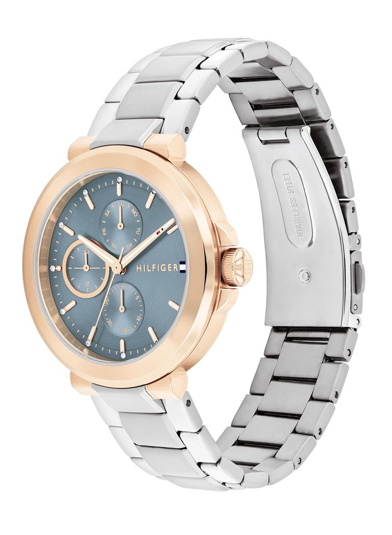 TOMMY HILFIGER ساعة تومى هيلفيغر التناظرية المستديرة للنساء بعلبة زرقاء - 1782754 - Image 1