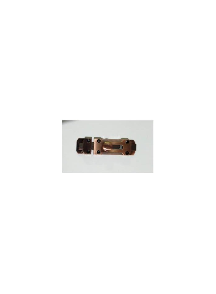 Room & Bathroom Door Bolt – 10cm – Copper Multi Color - Image 2