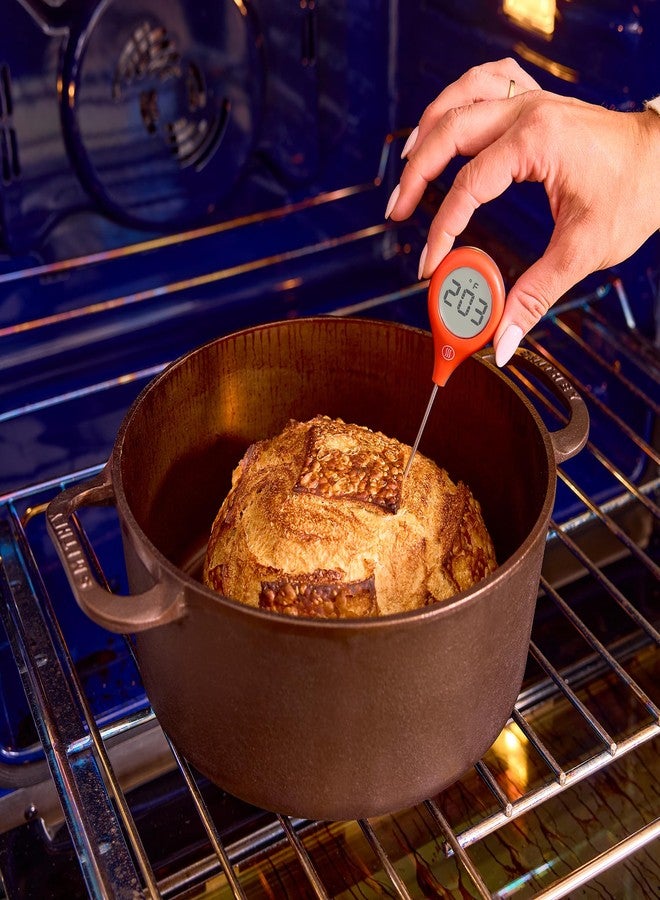 مقياس حرارة ThermoWorks ThermoPop 2 - أفضل مقياس حرارة فوري القراءة (لون رمادي فاتح) - Image 2