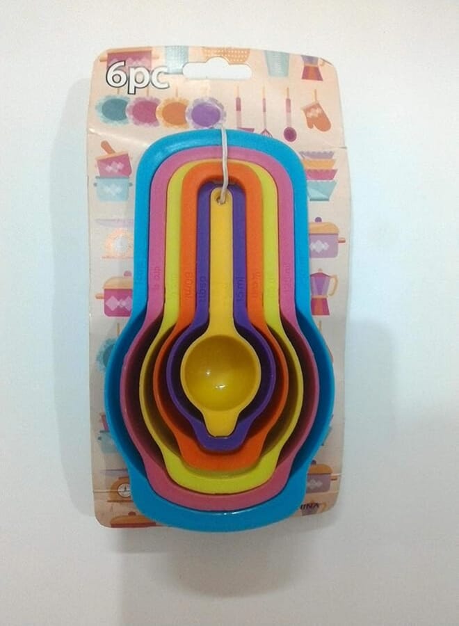 فريش ملاعق قياس بلاستيكية متعددة الألوان منعشة