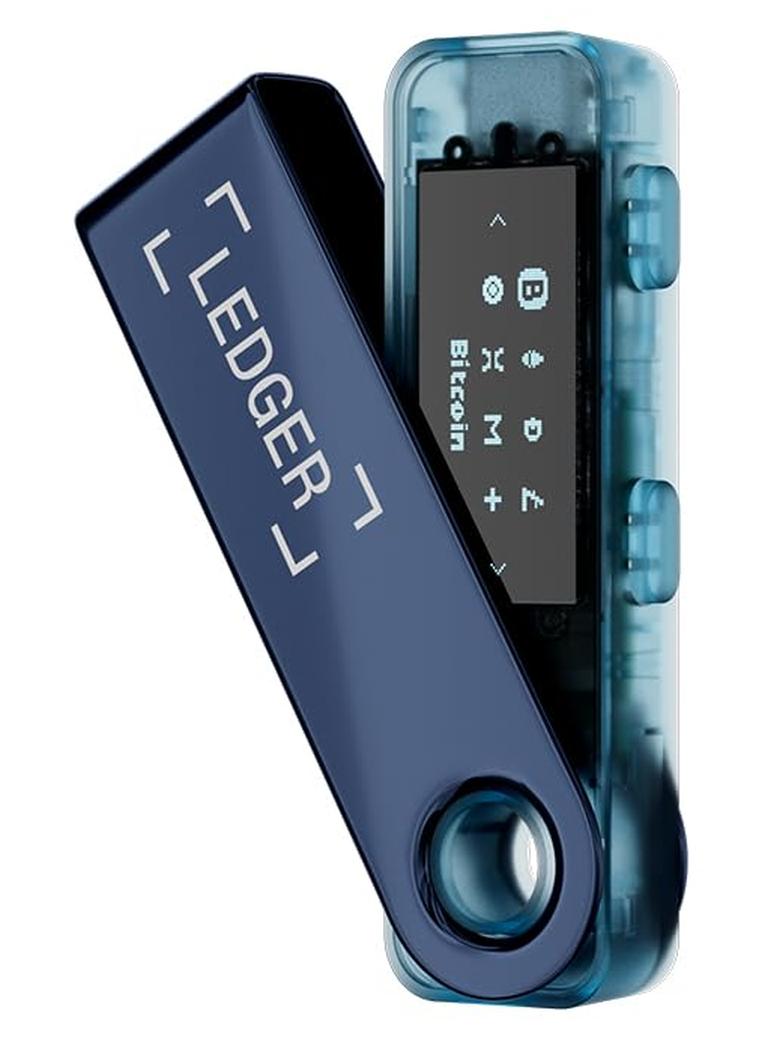 Ledger Nano S Plus (Neptune Blue) : The Perfect Entry-Level Hardware Wallet to securely Manage All Your Crypto and NFTs (for Desktop or Android only) - Image 1