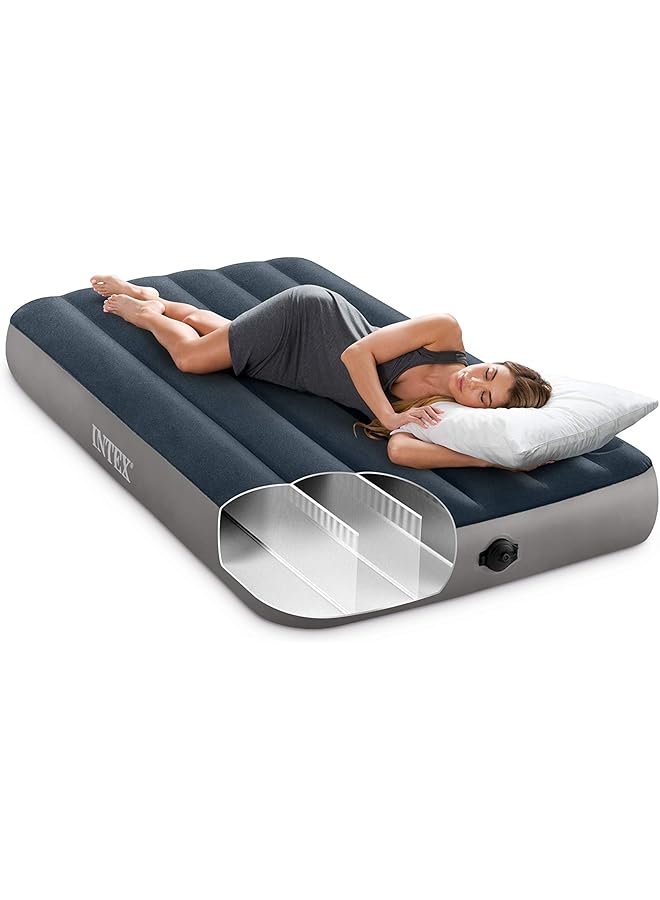 INTEX Dura Beam Standard Series Single High Airbed with Two Step Pump Twin - Image 4