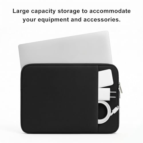 MasiBloom Laptop Sleeve for MacBook Neo/Air/Pro 13 inches A18/M5/M4/M3/M2/M1 Chip 2026-2020 A3404 A3449 A3240 A3113 A2681 A2337 A2338 with 2 Pockets Tablet Bag Case Accessories - Image 3