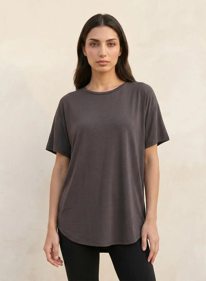 Splash Active Boxy 2 Way Stretch T shirt