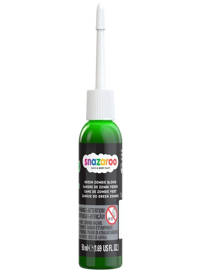 Snazaroo Green Zombie Gel, 50ml Squeeze Bottle - Image 3