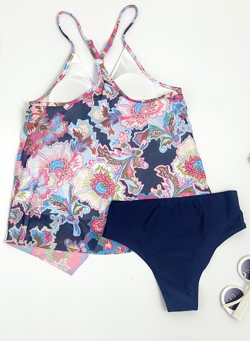 Loquat 2 Piece Boxer Swimsuit Beach Bikini  - Image 2