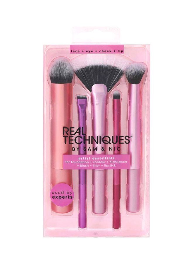 REAL TECHNIQUES 5-Piece Face Makeup Brush Set Multicolour - Image 2