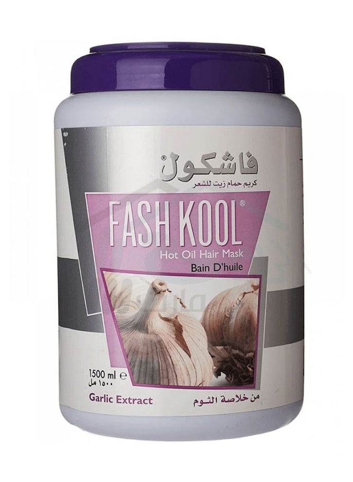 Fashkool Fash Kool Hot Oil Hair Mask Garlic Extract 1500ml - Image 1