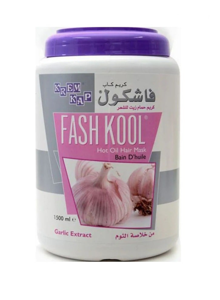 Fashkool Fash Kool Hot Oil Hair Mask Garlic Extract 1500ml - Image 2