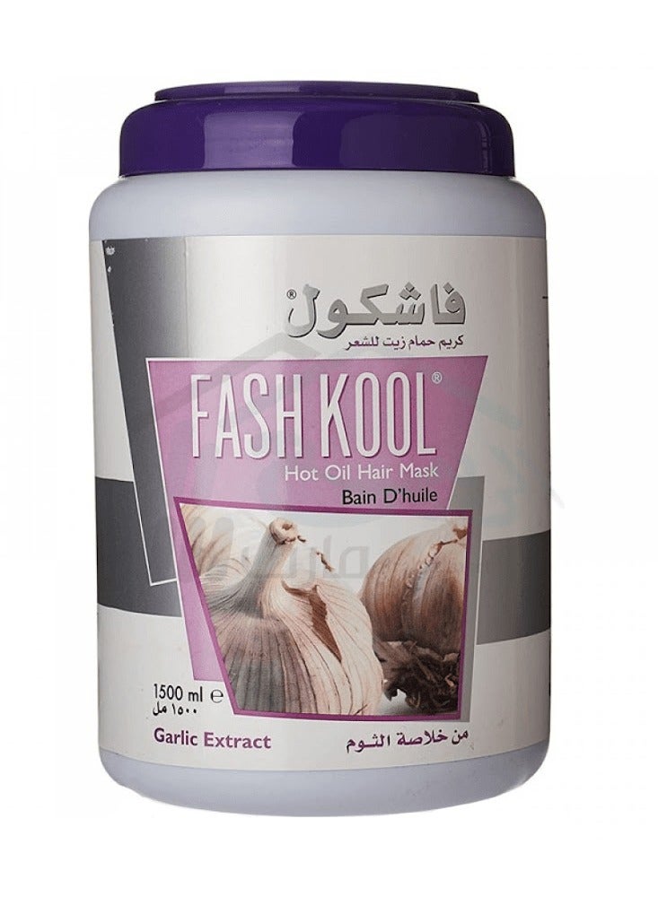 Fashkool Fash Kool Hot Oil Hair Mask Garlic Extract 1500ml - Image 4