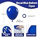 Awenztech Royal Blue Balloons 12 inch Royal Blue Latex Balloons 50pcs Party Balloons for Graduation Baby Shower Wedding Baseball Birthday Party Decorations - Image 4