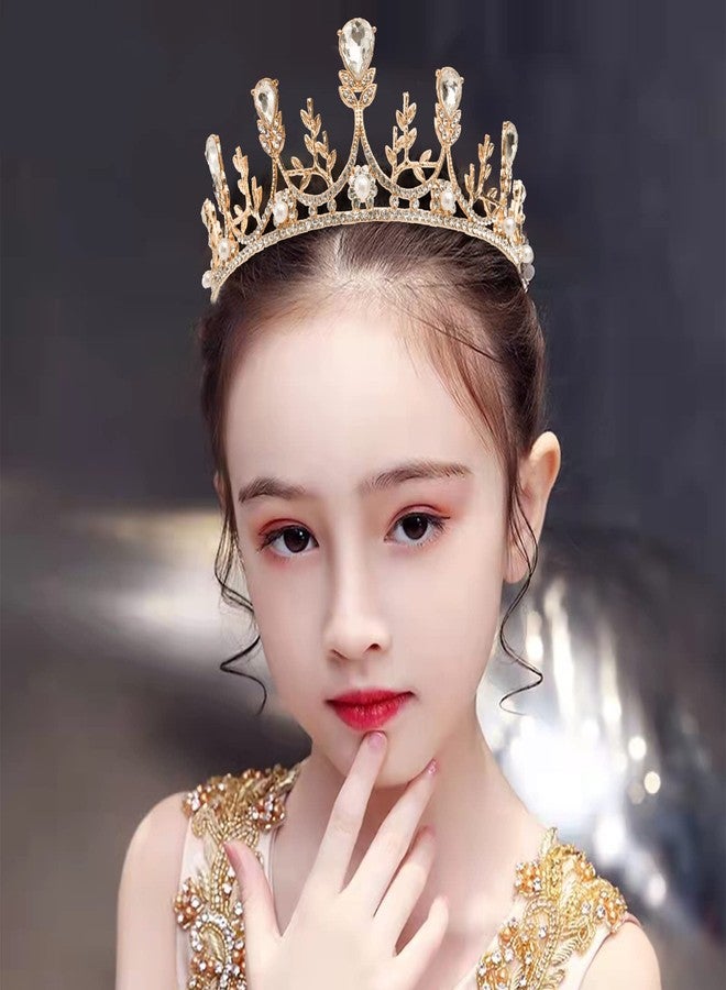 Hedume Set of 3 Crystal Princess Crown for Girls, Queen Tiaras with Rhinestone, Crystal Tiara Headbands for Birthday, Bridal Wedding, Model Catwalk, Prom, Party - Image 5