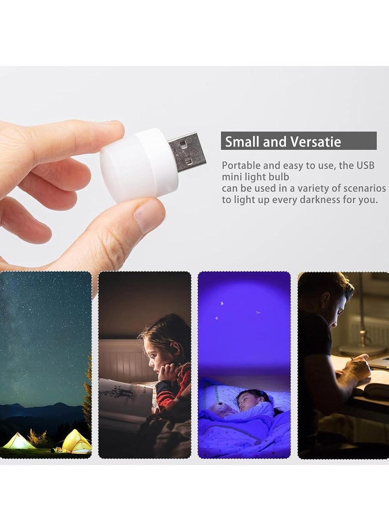 إيروريكس 4 pcsUSB Mini Light LED Night Light Bulb USB نوع جديد، ضوء ليلي USB للسيارة، ضوء المرحاض LED، لمبة إضاءة نيت للأطفال، ضوء ليلي ساطع لغرفة نوم الأطفال،  - Image 2