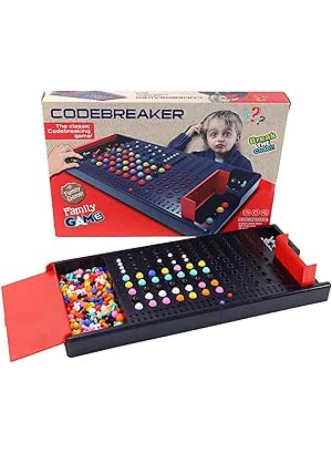 لعبة لوحة عائلية كلاسيكية من Codebreaker، لعبة ألغاز منطقية مع أوتاد ملونة، 35 × 15.3 سم