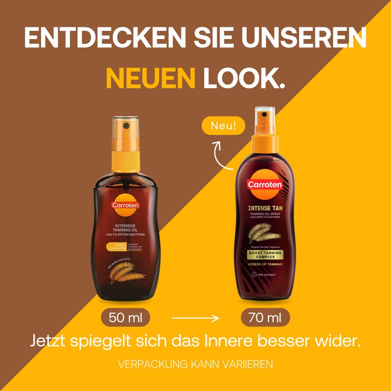 Carroten Intensive Tanning Oil Spray Micro SPF0 70ML, 2.37 Fl Oz (Pack of 1), Clear - Image 2