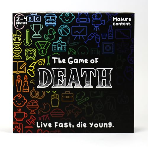Gift Republic Game of Death Live Fast Die Young Dark Humour Adult Party Board Game Outrageous Survival Challenge for 2 Players Mature Content - Image 1