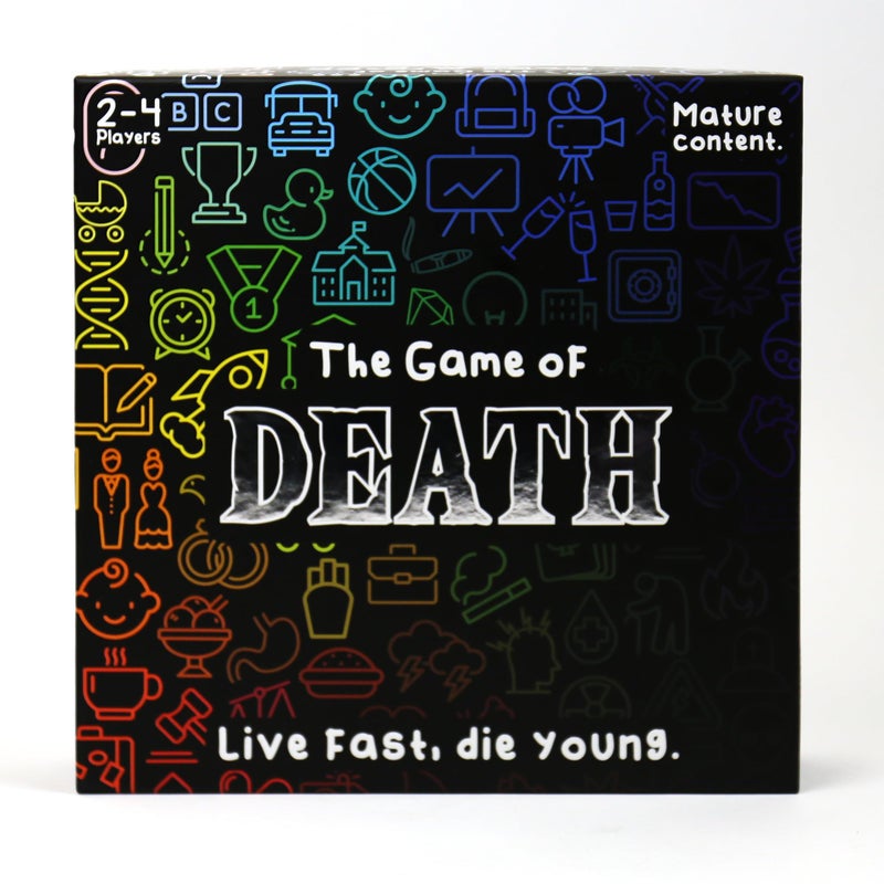 Gift Republic Game of Death Live Fast Die Young Dark Humour Adult Party Board Game Outrageous Survival Challenge for 2 Players Mature Content - Image 3