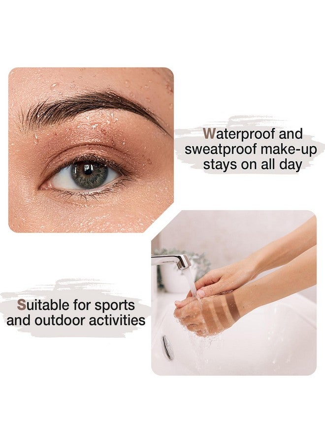 Apooliy Eyebrow Powder Palette Set 12 Colors Of Eyebrow Powder 5 Colors Of Eyebrow Mascara 4 Eyebrow Stencils Eyebrow Brush And Pencil Volumizing Eyebrow Gel To Creates Natural Brows - Image 3