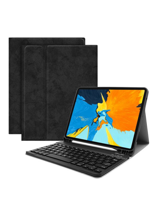 NIBEMINENT Keyboard Case Cover For Apple iPad Pro 11-Inch Black