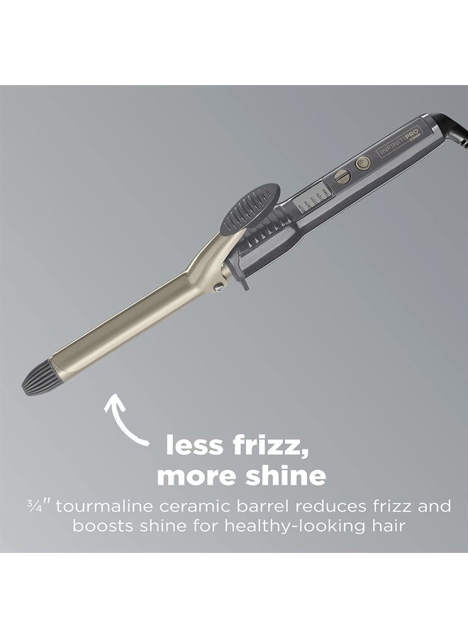 CONAIR مكواة تجعيد الشعر السيراميكية التورمالينية INFINITIPRO BY CONAIR مقاس 3/4 بوصة، أسطوانة مقاس ¾ بوصة تنتج تجعيدات ضيقة - للاستخدام على الشعر القصير إلى المتوسط - Image 2