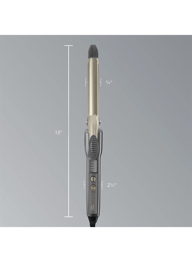 CONAIR مكواة تجعيد الشعر السيراميكية التورمالينية INFINITIPRO BY CONAIR مقاس 3/4 بوصة، أسطوانة مقاس ¾ بوصة تنتج تجعيدات ضيقة - للاستخدام على الشعر القصير إلى المتوسط - Image 5