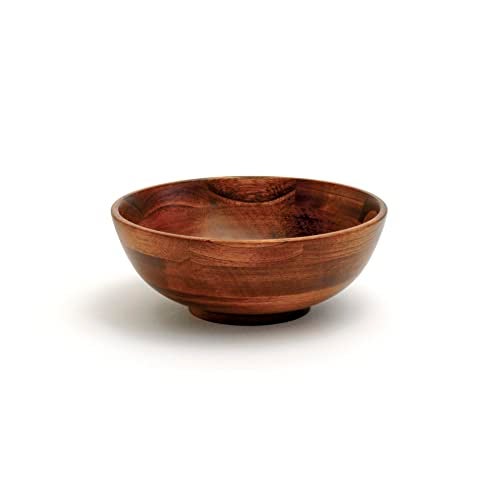 Lipper International Lipper Cherry Finish 4 Piece Footed Bowl Set - Image 5