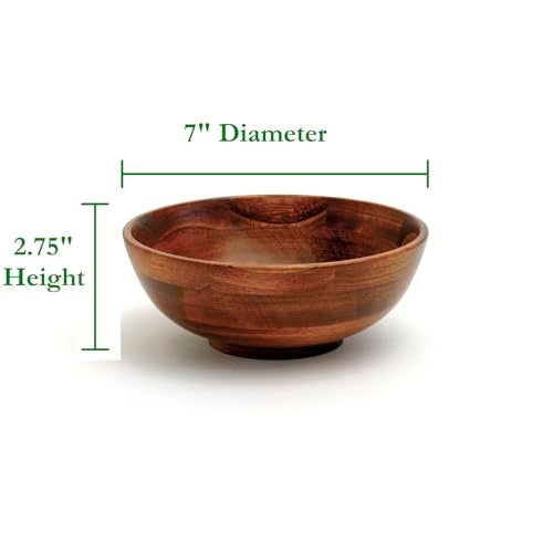 Lipper International Lipper Cherry Finish 4 Piece Footed Bowl Set - Image 2
