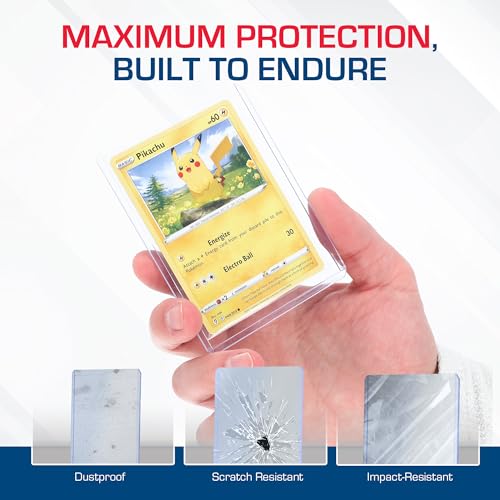 BCW 3x4 Topload Card Holder - Standard - 25ct | Rigid PVC Trading Card Protection for Baseball Cards, Football Cards, and Trading Cards Like Pokémon and MTG | Holds Cards Up to 20pts - Image 3