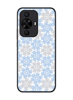 Stylizedd Rugged Black edge case for Huawei nova 12s / Huawei nova 11/ Huawei nova 12 Lite 4G, Slim fit Flexible Anti Drop Thin Cover - Frozen Snowflakes  - Image 1