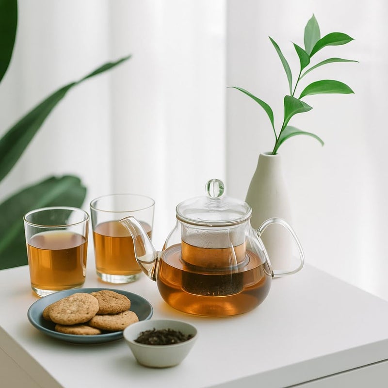 BS B&S Borosilicate Glass Teapot with Lid - Image 5