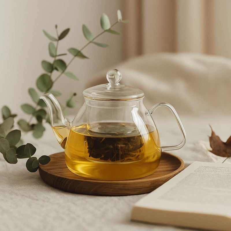 BS B&S Borosilicate Glass Teapot with Lid - Image 3