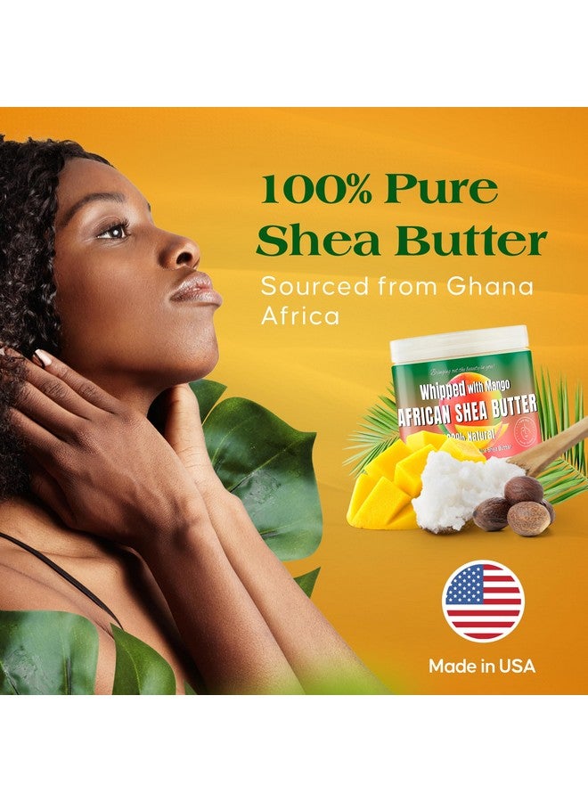 RA COSMETICS Whipped Shea Butter Mango 100% Pure And Natural African Shea Butter Ultimate Handcrafted Moisturizer With Essential Vitamins For Radiant Skin And Luscious Hair 12Oz Jar - Image 5
