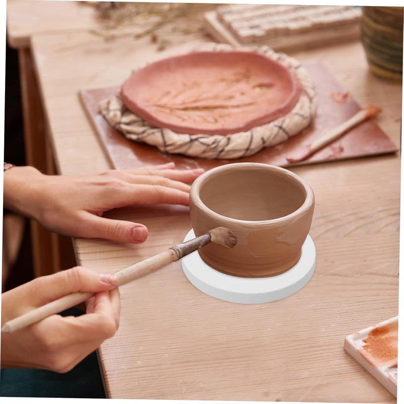 EXAOMBLE Microwave Kiln Refractory Support Mat Ceramic Pottery Kiln Mat for Pottery Safe Easy to Use - Image 4