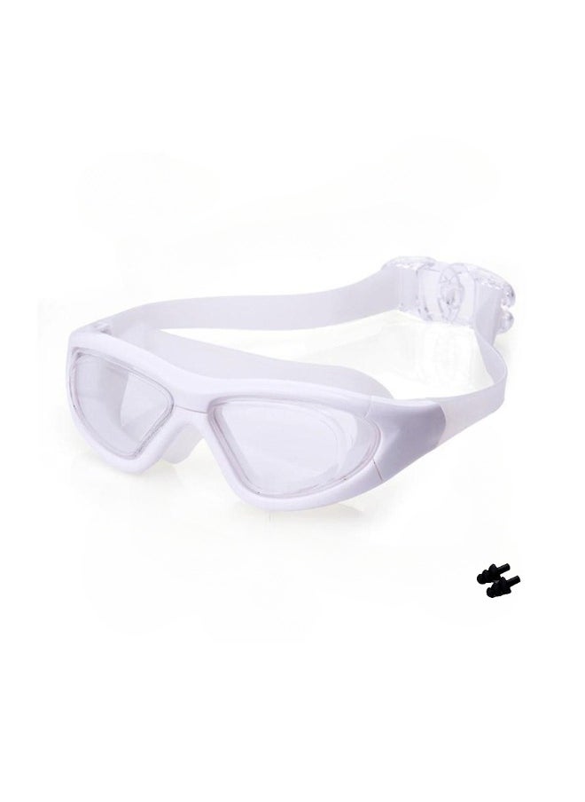 ShebSheb Swimming Goggles  Wide View Swim Goggles for Adult Men Women, Anti Fog No Leaking  - Image 1
