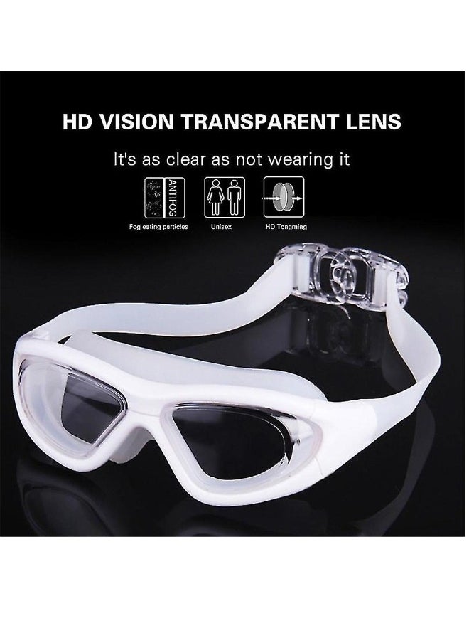 ShebSheb Swimming Goggles  Wide View Swim Goggles for Adult Men Women, Anti Fog No Leaking  - Image 2