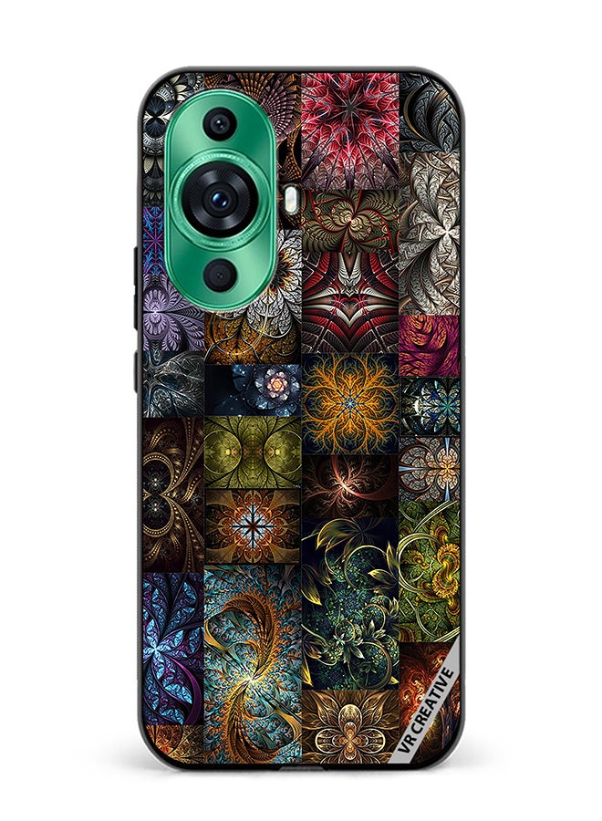 VR CREATIVE Protective Case Cover For Huawei nova 11 Ultra 30 Mind Blowing Pieces Of Algorithmic Fractal Art Design Multicolour - Image 1