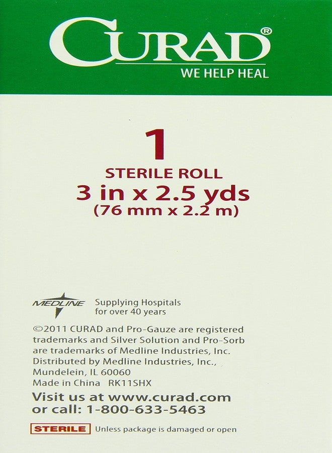 CURAD Stretch Rolled Gauze 3" x 2.5 yds., Pack of 24 - Image 4