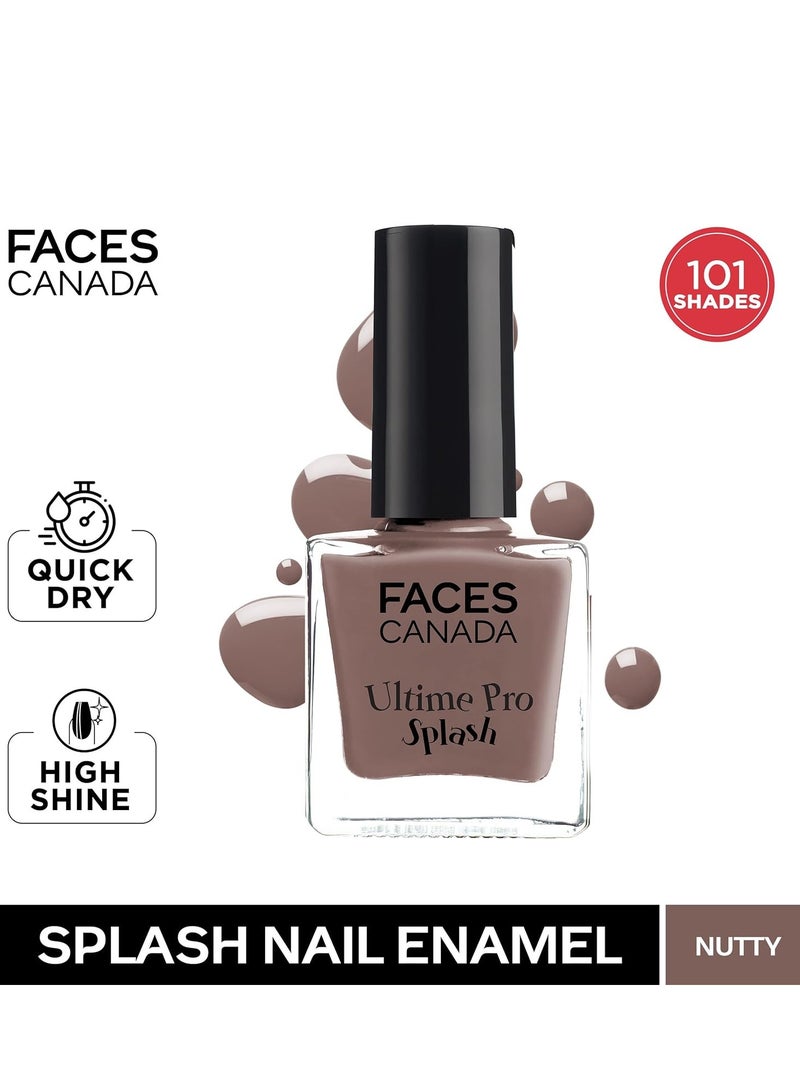 FACES CANADA Ultime Pro Splash Nail Enamel Nutty 32 8ml - Image 2