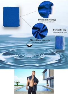 Qiccijoo Quick Dry Towel Turkish Beach Towel Oversized 130*80cm/51.2*31.5in Microfiber Towel Super Absorbent, Travel & Sports & Camping Towel Gym Towel Yoga Towel（Blue） - pzsku/Z5F3B1BEE76268BE2F142Z/45/_/1732175019/f2018b20-0043-4795-a105-8aa58cd01005