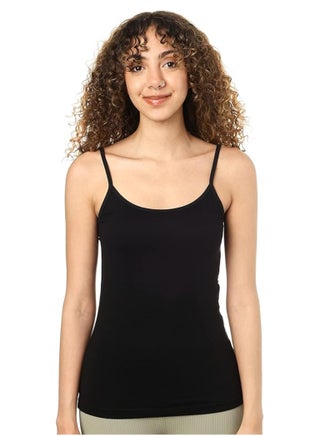 Women's Solid Cotton Thin Strap Tank Top Black - pzsku/Z5F3B34B49E788D082C8CZ/45/_/1726938609/4a333b04-adf4-42d2-8157-a8a648ef19d4