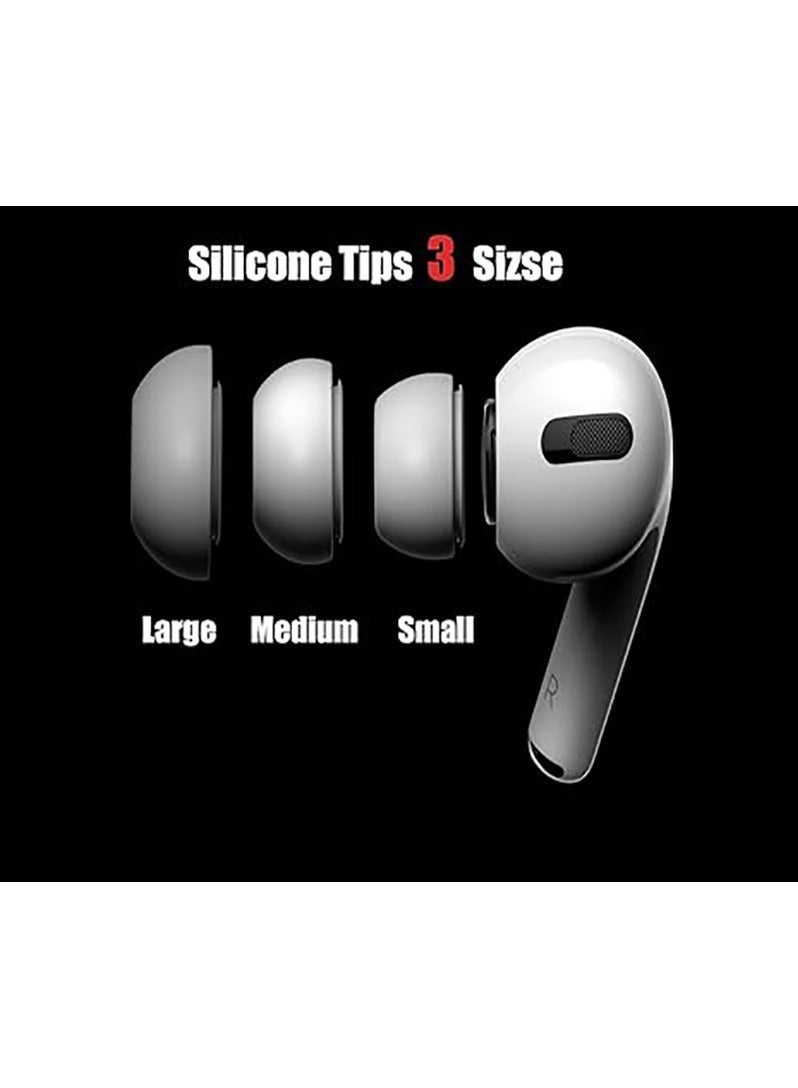 12 Pieces Replacement Ear Tips  for AirPods Pro1,2, Silicon Earbuds Tips Hole, Fit in The Charging Case - Image 5