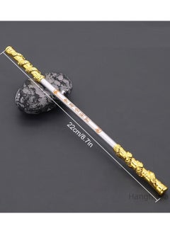 Hanghaijia Black Myth WuKong Props Ruyi Golden Cudgel ,Pilgrimage to The West Monkey King  22cm  Staff model  - Image 3
