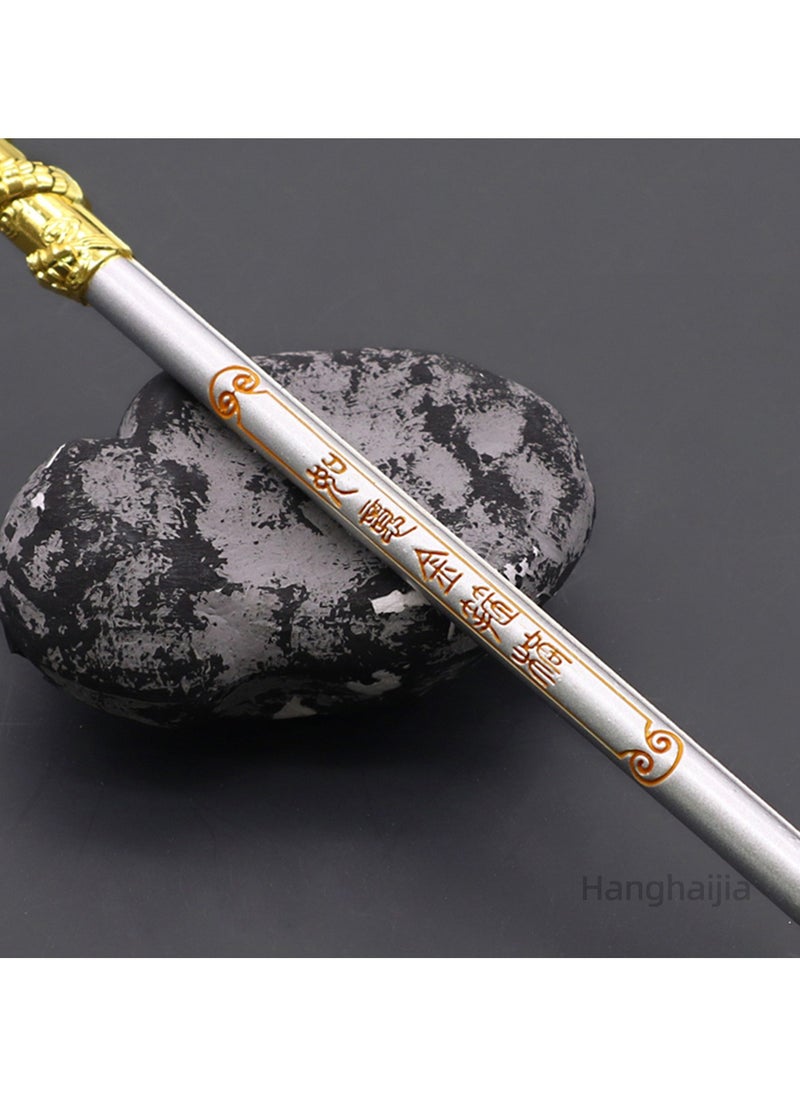 Hanghaijia Black Myth WuKong Props Ruyi Golden Cudgel ,Pilgrimage to The West Monkey King  22cm  Staff model  - Image 4