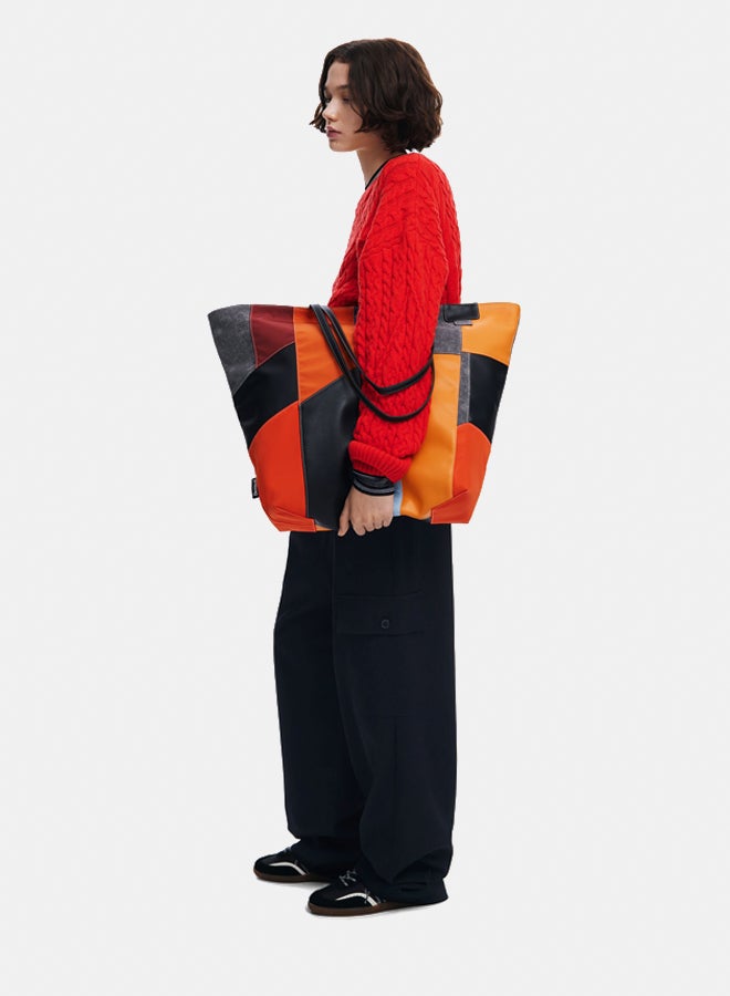 DESIGUAL Arty Patch Bag With Large Handles - Image 3