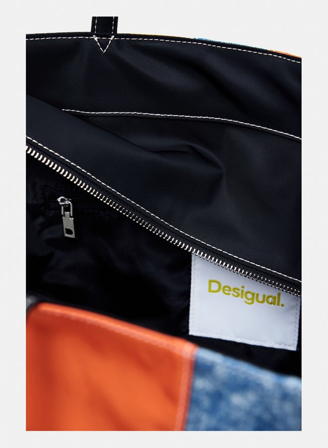 DESIGUAL Arty Patch Bag With Large Handles - Image 5