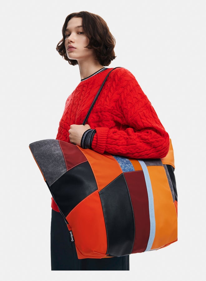 DESIGUAL Arty Patch Bag With Large Handles - Image 2