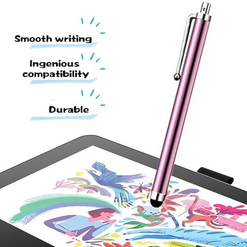 HESSION 5 Pack Stylus Pen for All capacitive Touch Screens Suitable for iPhone Ipad Samsung Galaxy Tablets Black - Image 4
